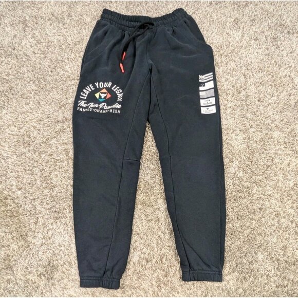 Project Rock Under Armour Sweatpants Mens Small Joggers Black Pockets Gym - Picture 1 of 6